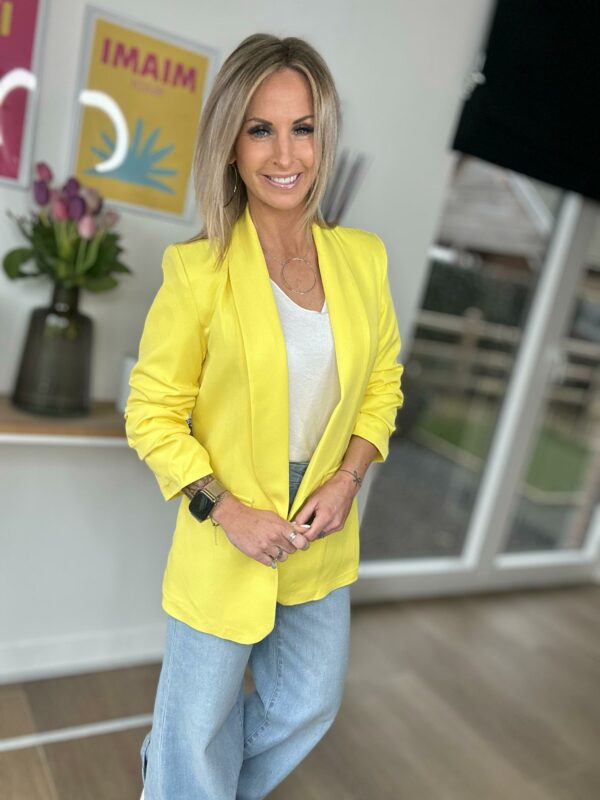 N° 19 Blazer Justine - Jaune – Image 3