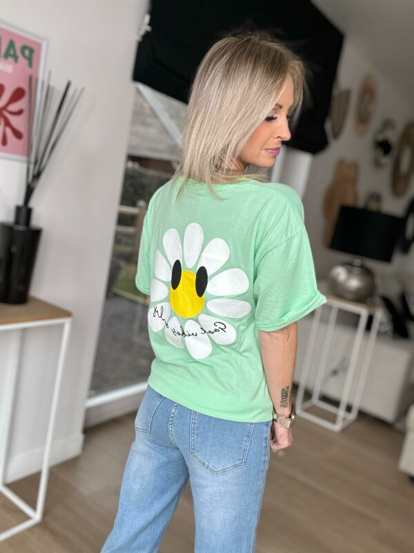 T-shirt Marguerite - Vert – Image 6