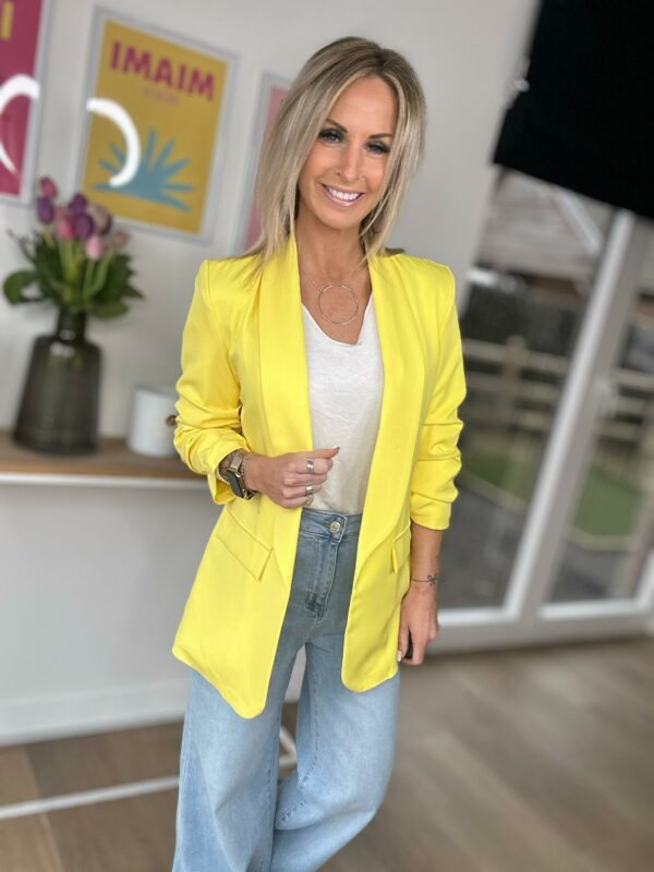 N° 19 Blazer Justine - Jaune – Image 2